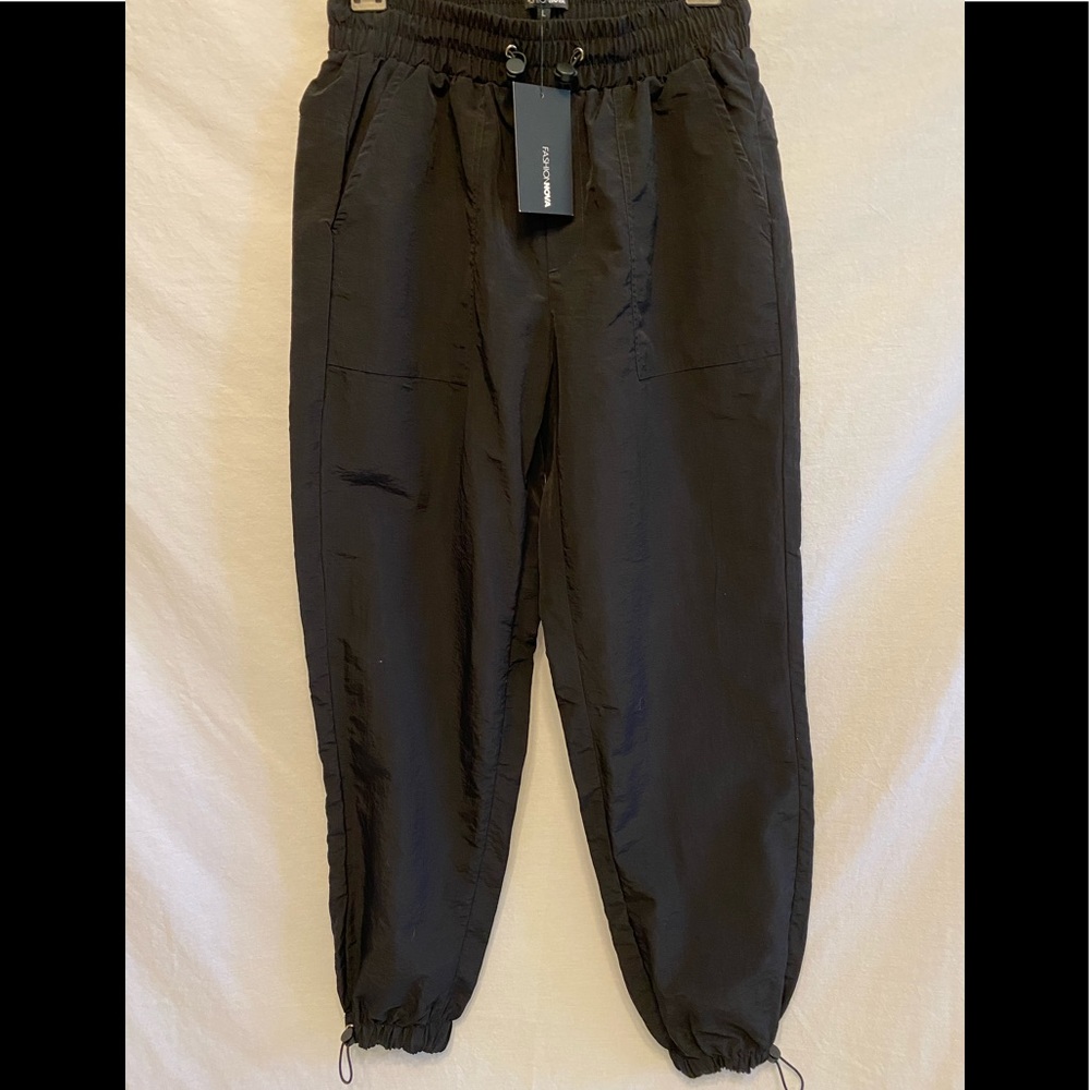 •Fashion Nova Black Joggers NWT